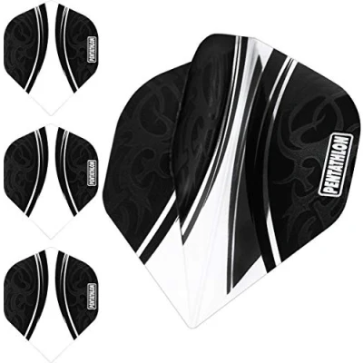 Afbeelding van ABC Darts Dart Flights Pentathlon Tribal clear 10 sets