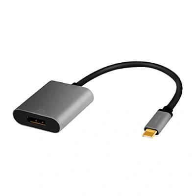 Afbeelding van LogiLink CUA0102 tussenstuk voor kabels USB 3.2 Gen1 Type C DisplayPort Zwart