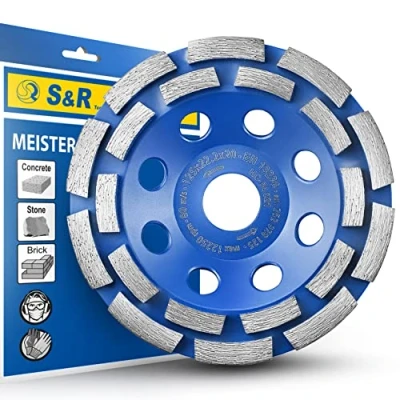 Afbeelding van S&amp;R Diamant Slijpschijf 125 Beton Steen Graniet. x 22,23 mm
