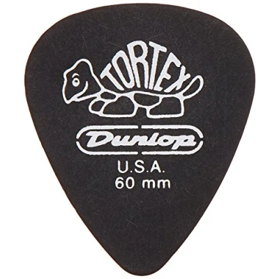 Afbeelding van Dunlop Tortex® Pitch Black Standard 0.60 mm Plectrums 12 stuks