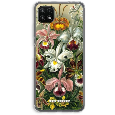 Afbeelding van Case Company® hoesje geschikt voor Samsung Galaxy A22 5G Haeckel Orchidae Soft Cover Telefoonhoesje Bescherming aan alle Kanten en Schermrand