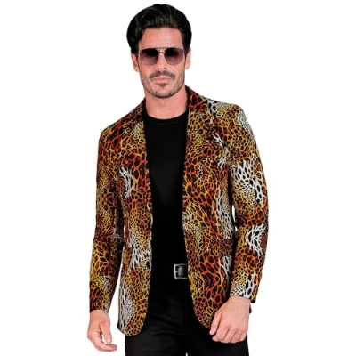 Afbeelding van Widmann Pooier Kostuum Safari Chic Colbert Man Bruin XL Carnavalskleding Verkleedkleding