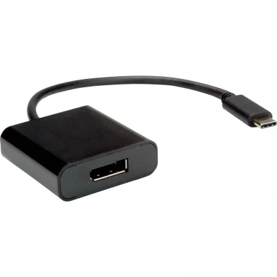 Afbeelding van Value 12.99.3220 USB C displaykabel / DisplayPort Adapterkabel stekker, bus 0.10 m Zwart
