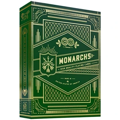 Afbeelding van Theory Solomagia All Monarch speelkaarten, groen, poker, VK