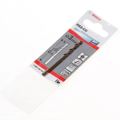 Afbeelding van Bosch Metaalboor HSS Co diameter 3mm