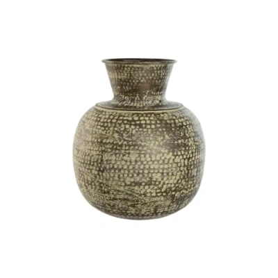 Afbeelding van Vaas Home ESPRIT Groen Aluminium 42 x 45 cm