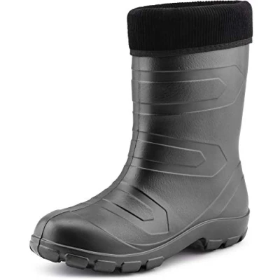 Afbeelding van Ladeheid Dames Regenlaarzen Thermo Rubberlaarzen Vederlicht EVA LA LMG 879 Aspen Zwart/Zwart 38
