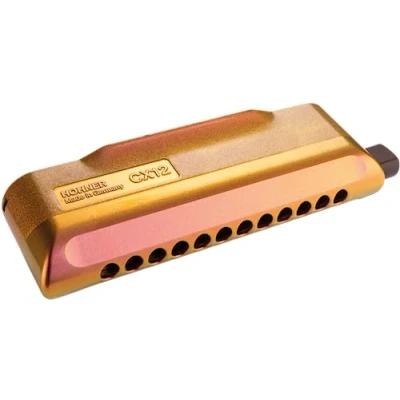 Afbeelding van Hohner CX 12 Jazz C Dur 48 Töne Kunststofkanzellenkörper Chromatische harmonica