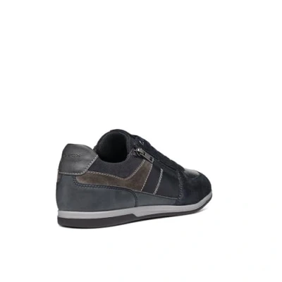 Afbeelding van Geox U Renan B Sneakers voor heren, Navy/Grijs, 45 EU