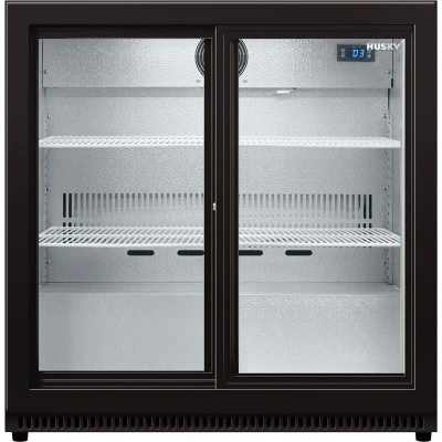 Afbeelding van Barkoeling Horeca 2 schuifdeuren Zwart 218L (H)87x(B)87x(D)52