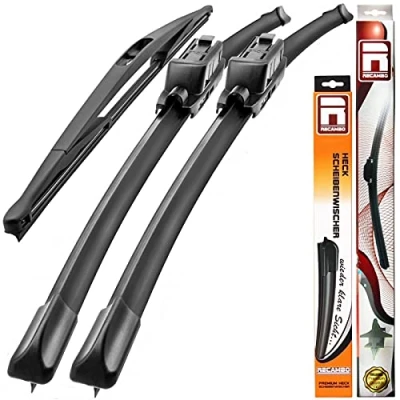 Afbeelding van Recambo Ruitenwisserbladen voor en achter, geschikt Opel Merita B 2010 2017, 700 mm/550 mm/400 mm, 3 stuks