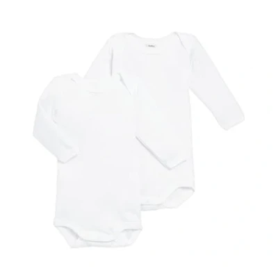 Image de Petit Bateau, Lot de 2 bodies unis manches longues bébé en coton, Variante 1, 3 ans