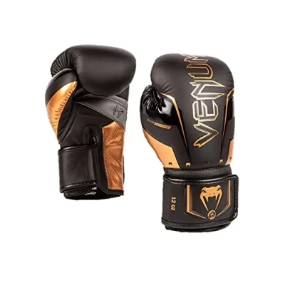 Afbeelding van Venum Elite Evo Bokshandschoenen Zwart Brons