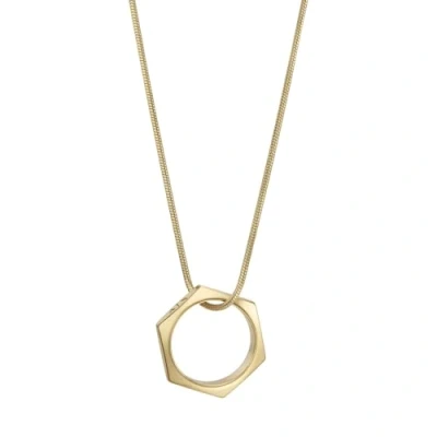 Afbeelding van Armani Exchange heren Ketting met hanger AXG0136710 in de kleur Goud