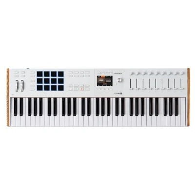 Afbeelding van Arturia KeyLab 61 Mk3 White MIDI controller, wit