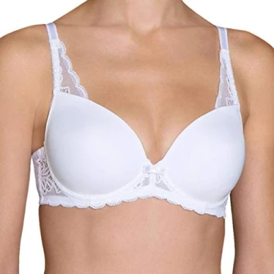 Image de Triumph Amourette Spotlight WHP X Soutien Gorge Balconnet Ampliforme avec Armatures, Occultant Femme, Blanc, 90E