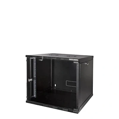 Afbeelding van LogiLink 19 WALLMOUNT SOHO BOX 9U 540*550, BLACK, FLATPACK 19inch wandkast (b x h d) 540 456 550 mm 9 HE Zwart (RAL 9005)