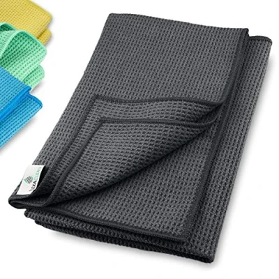 Afbeelding van microvezeldoeken voor huishouden, keuken, badkamer, auto, stofvrije cleaningsdoeken, streepvrij en pluisvrije poetsdoeken zonder cleaningsmiddel, raamdoek, streepvrij, theedoek, 3 parts, 60 x 40 cm