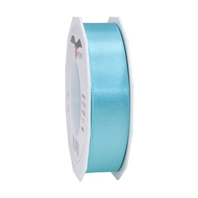 Afbeelding van dit Pattberg Aquamarijn Cadeaulint, 25 meter voor geschenkverpakking, 2,5 cm breed, decoratief lint geschenken, elke gelegenheid
