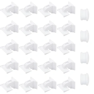 Afbeelding van CHUCKLE 24 Stk Magneet Kinderslot voor Kastjes Eenvoudig te Installeren Magnetische Baby Veiligheid Kit 20 Kindersloten &amp; 4 Sleutels