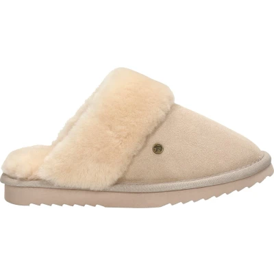 Afbeelding van Warmbat Australia Flurry Pantoffels, Dames, Maat: 36, Beige Veloursleer