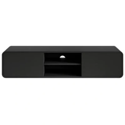 Afbeelding van Selsey Oro TV meubel 2 laden, hangend zwart