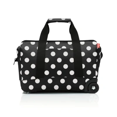 Afbeelding van Reisenthel Allrounder Rollen Trolley, Maat: One Size, Frame dots white