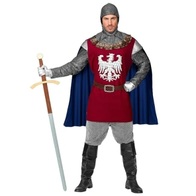 Afbeelding van Widmann Ridderkostuum, prins, kruisvaarder, middeleeuws, krijger, koning