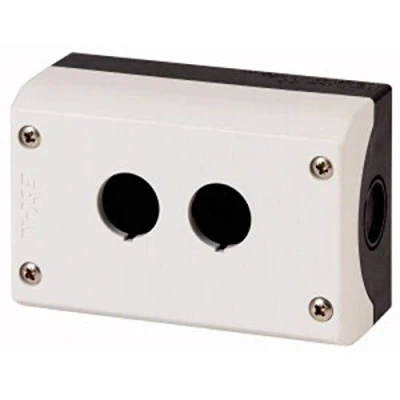 Afbeelding van Eaton M22 I2 Opbouwbehuizing 2 inbouwplaatsen, Voor bodembevestiging (Ø x h) 22 mm 80 Antraciet 1 stuk(s)