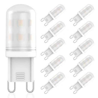 Afbeelding van G9 led lamp 2 W vervanging voor halogeenlamp 28 25 20 W, neutraalwit 4000 K, AC 220 V 240 V, lichtmiddel, CRI 85+, geen flikkering, 360 graden spoel, niet dimbaar, 10 stuks