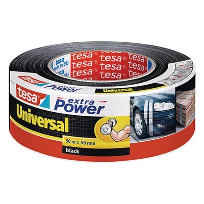 Image de tesa ruban adhésif universel extra power, 50 mm x m, noir