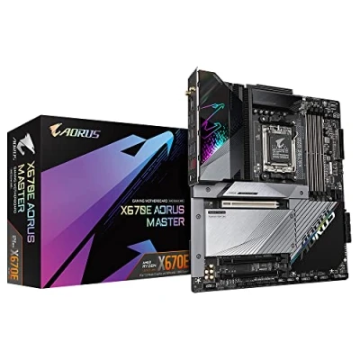 Afbeelding van Gigabyte X670E AORUS MASTER (REV. 1.0) Moederbord Socket AMD AM5 Vormfactor ATX chipset AMD® X670