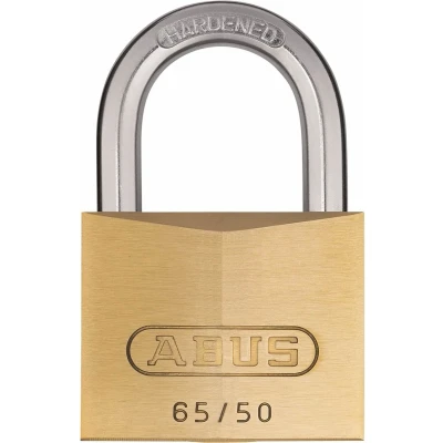 Afbeelding van Abus 65/50 messing hangslot verschillend sluitend 50 mm