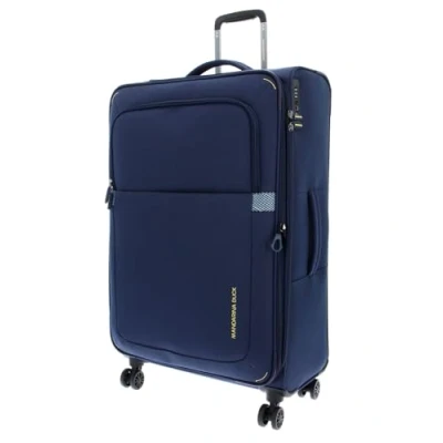 Afbeelding van MANDARINA DUCK Smile &amp; Go Trolley Large Expandable Dress Blue Donkerblauw 77cm