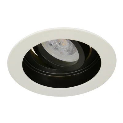 Afbeelding van Platte inbouwspot Evald Verdiept Wit Extra Warm Dimbaar 3.8W RTM Lighting LED