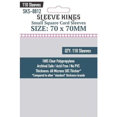 Afbeelding van Sleeve Kings 110 vierkante kaarthoezen 70 x mm