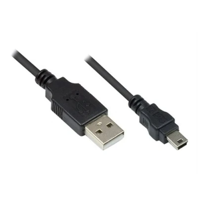 Image de Good Connections Câble USB (M) pour mini type B 2.0 30 cm noir