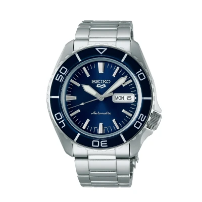 Afbeelding van Seiko heren 5 Sports Automatic horloge SRPK97K1 in de kleur Zilver