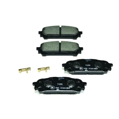 Afbeelding van HELLA 8DB 355 012 311 Remblokkenset Met akoestische slijtagewaarschuwing SUBARU: Impreza II Saloon, Estate, Forester