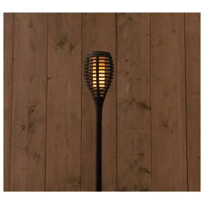 Afbeelding van Anna&#039;s Collection Solar Fakkel Vlameffect Verlichting Zwart