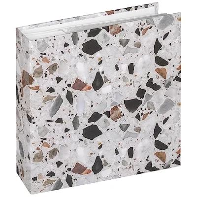 Afbeelding van walther design Terrazzo Memo album 200 foto&#039;s 10x15 cm stone black