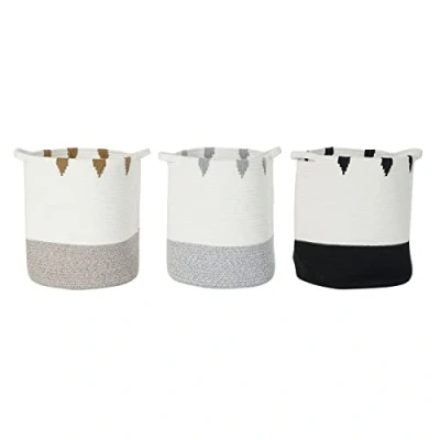Afbeelding van Mand DKD Home Decor 34 x 40 cm Boho (3 Onderdelen)