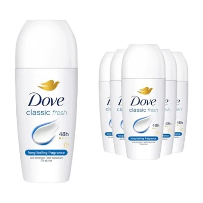 Afbeelding van Dove Classic Deo Roller 6 x 50 ml