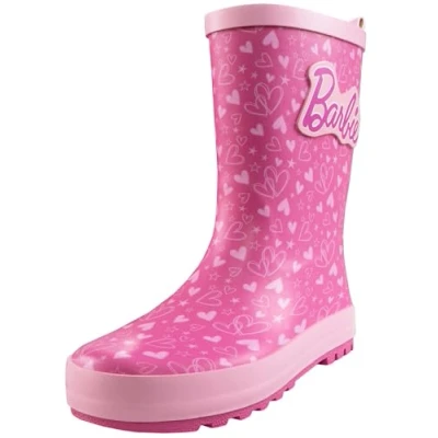 Afbeelding van Barbie Meisjeslaarzen Rubberen Laarzen voor Kinderen Regenlaarzen Meisjes 24 en 34, Roze