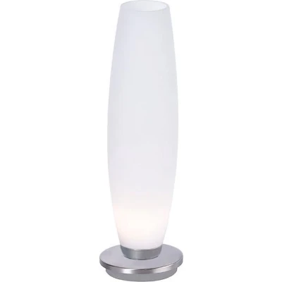 Afbeelding van Tyra LED Tafellamp wit opaal glas/nikkel &amp; touchdimmer Modern Paul Neuhaus 2 jaar garantie