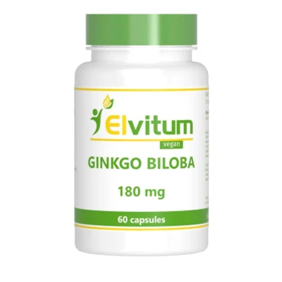 Afbeelding van Elvitum Ginkgo Biloba Vegicaps 60CP