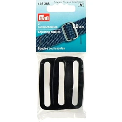 Afbeelding van Prym schuifgesp 50 mm zwart