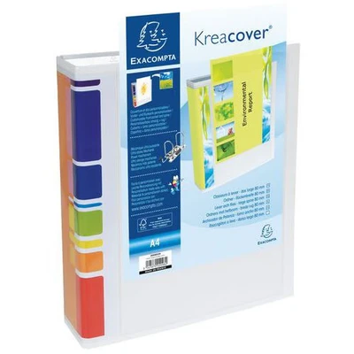 Image de Classeur blanc A4 Exacompta kreacover