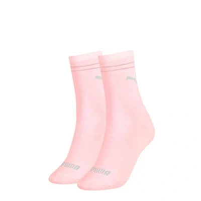 Afbeelding van Puma Sock (2 pack) dames sokken roze Maat: 35 38