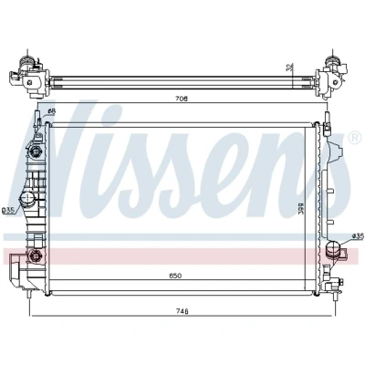 Afbeelding van Nissens Radiateur 63113A